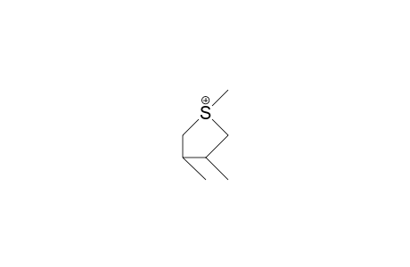 1,cis-3,cis-4-Trimethyl-tetrahydrothiophenium cation