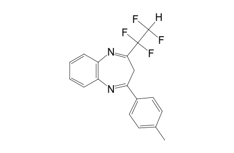 2-(4-methylphenyl)-4-(1,1,2,2-tetrafluoroethyl)-3H-1,5-benzodiazepine