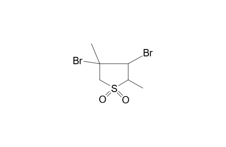 3,4-dibromo-2,4-dimethyltetrahydrothiophene, 1,1-dioxide