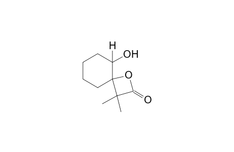 1,2-DIHYDROXY-alpha,alpha-DIMETHYLCYCLOHEXANEACETIC ACID, beta-LACTONE