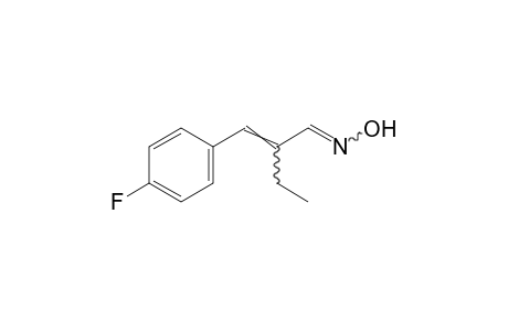 alpha-ETHYL-p-FLUOROCINNAMALDEHYDE, OXIME