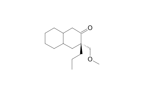 1.alpha.-(Methoxymethyl)-1.beta.-propyl-3,4,4a,5,6,7,8,8a-octahydro-2(1H)-naphthalenone