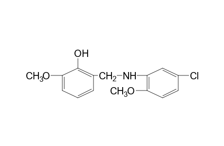 alpha-(5-CHLORO-o-ANISIDINO)-6-METHOXY-o-CRESOL