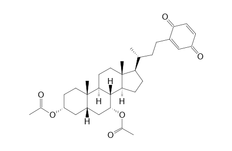 23-(1,4-BENZOQUINOYL)-24-NOR-5-BETA-CHOLANE-3-ALPHA,7-ALPHA-DIYL-DIACETATE