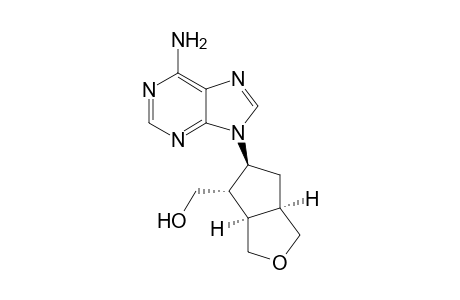 (+-)-(1R*,5R*,6S*,7S*)-[7-(6'-Amino-9'H-purin-9'-yl)-3-oxabicyclo[3.3.0]oct-6-yl]methanol