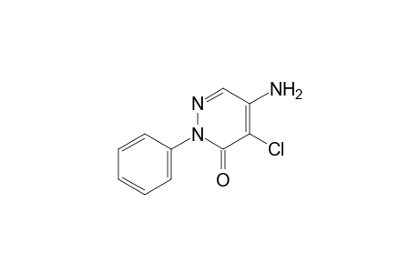 5-amino-4-chloro-2-phenyl-3(2H)-pyridazinone