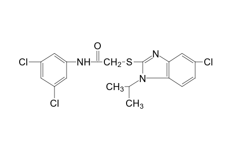 2-[(5-chloro-1-isopropyl-2-benzimidazolyl)thio]-3',5'-dichloroacetanilide