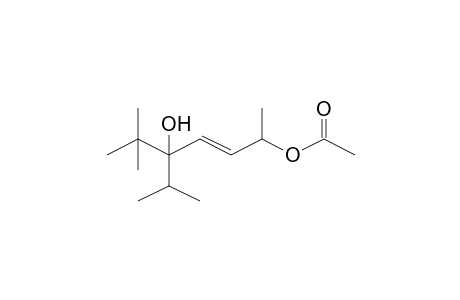 Acetic acid, 4-t-butyl-4-hydroxy-1,5-dimethyl-hex-2-enyl ester