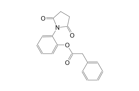 2-(2,5-dioxo-1-pyrrolidinyl)phenyl phenylacetate