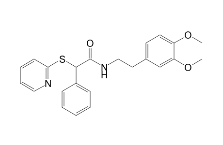 N-(3,4-dimethoxyphenethyl)-2-phenyl-2-[(2-pyridyl)thio]acetamide