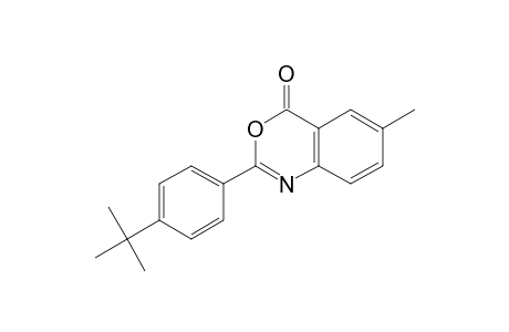 2-(p-tert-butylphenyl)-6-methyl-4H-3,1-benzoxazin-4-one