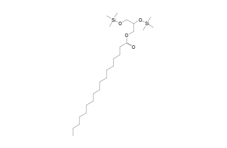 Glyceryl heptadecanote <.alpha.>-, di-TMS