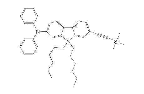 9,9-DIHEXYL-N,N-DIPHENYL-7-[2-(TRIMETHYLSILYL)-ETHYNYL]-9H-FLUOREN-2-AMINE