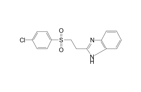 2-(2-[(4-Chlorophenyl)sulfonyl]ethyl)-1H-benzimidazole