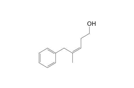 (Z)-4-Benzylpent-3-en-1-ol