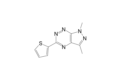 1,3-DIMETHYL-5-(2-THIENYL)-1H-PYRAZOLO-[4,3-E]-[1,2,4]-TRIAZINE