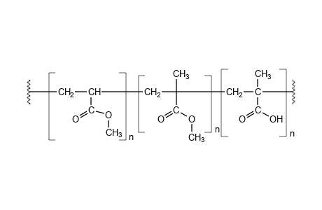 POLY(METHYL ACRYLATE, METHYL METHACRYLATE, METHACRYLIC ACID), 33%