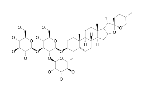 DIOSGENYL-ALPHA-L-RHAMNOPYRANOSYL-(1->2)-BETA-D-GLUCOPYRANOSYL-(1->3)-BETA-D-GLUCOPYRANOSIDE