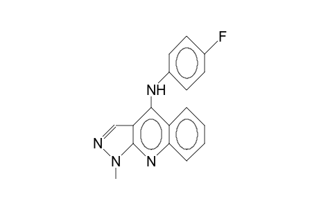 1-Methyl-4-(4-fluoro-phenyl)-1H-pyrazolo(3,4-B)quinoline