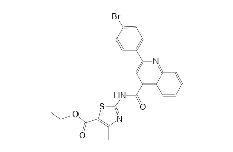 ethyl 2-({[2-(4-bromophenyl)-4-quinolinyl]carbonyl}amino)-4-methyl-1,3-thiazole-5-carboxylate