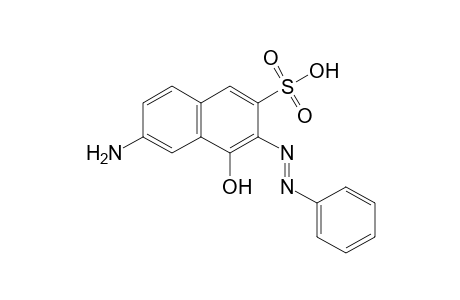 6-amino-4-hydroxy-3-(phenylazo)-2-naphthalenesulfonic acid