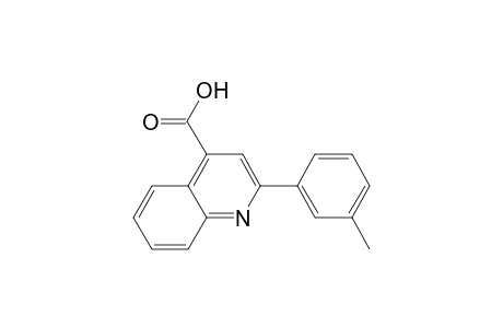 2-(3-Methylphenyl)-4-quinolinecarboxylic acid