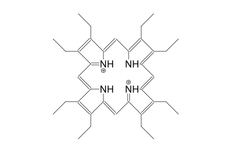 2,3,7,8,12,13,17,18-Octaethyl-porphyrine dication