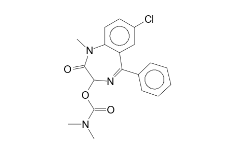 7-Chloro-1-methyl-2-oxo-5-phenyl-2,3-dihydro-1H-1,4-benzodiazepin-3-yl dimethylcarbamate