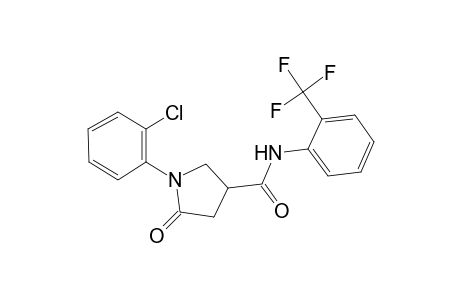 3-pyrrolidinecarboxamide, 1-(2-chlorophenyl)-5-oxo-N-[2-(trifluoromethyl)phenyl]-