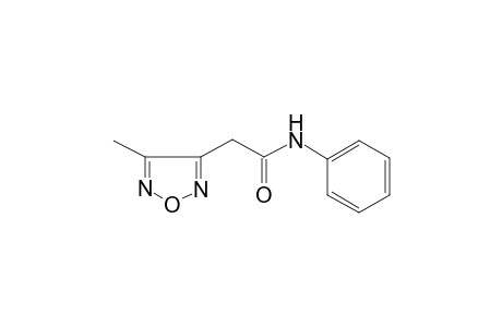 Acetamide, 2-(4-methyl-1,2,5-oxodiazol-3-yl)-N-phenyl-