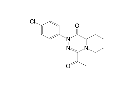 4-Acetyl-2-(4-chlorophenyl)-7,8,9,9a-tetrahydro-2H,6H-pyrido[1,2-d][1,2,4]triazin-1-one