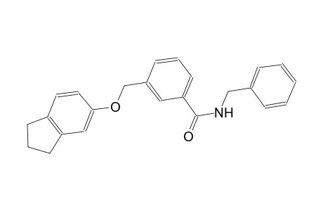 N-benzyl-3-[(2,3-dihydro-1H-inden-5-yloxy)methyl]benzamide