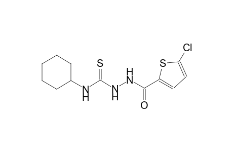 2-[(5-chloro-2-thienyl)carbonyl]-N-cyclohexylhydrazinecarbothioamide