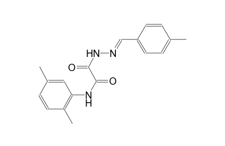 N-(2,5-Dimethylphenyl)-2-[(2E)-2-(4-methylbenzylidene)hydrazino]-2-oxoacetamide