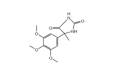 5-methyl-5-(3,4,5-trimethoxyphenyl)hydantoin