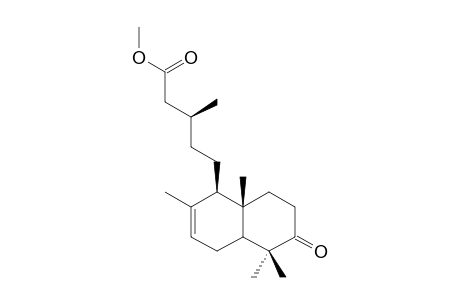 METHYL-3-OXO-7-LABDEN-15-OATE;METHYL-3-OXO-CATIVATE