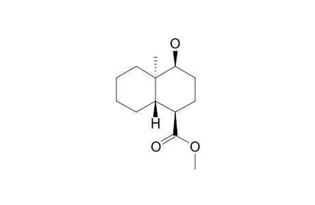 METHYL_(1S*,4S*,4AR*,8AS*)-DECAHYDRO-4-HYDROXY-4A-METHYLNAPHTHALENE-1-CARBOXYLATE