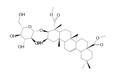 MEDICAGENIC ACID 3-O-beta-D-GLUCOSIDE DIMETHYL ESTER