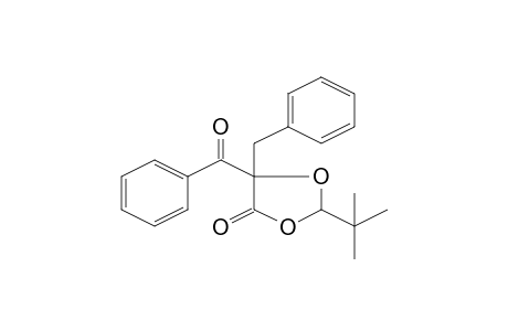 5-Benzoyl-5-benzyl-2-t-butyl-[1,3]dioxolan-4-one