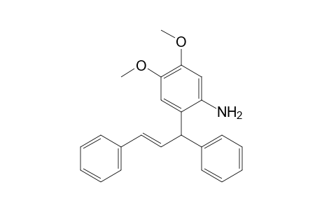 (E)-2-(1,3-Diphenylallyl)-4,5-dimethoxyaniline