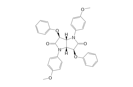 (1R*,4S*,5R*,8S*)-2,6-DI-PARA-ANISYL-4,8-DIPHENOXY-2,6-DIAZABICYCLO-[3.3.0]-OCTANE-3,7-DIONE