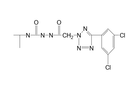 1-{[5-(3,5-dichlorophenyl)-2H-tetrazol-2-yl]acetyl}-4-isopropylsemicarbazide