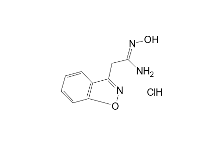 1,2-benzisoxazole-3-acetamidoxime, monohydrochloride