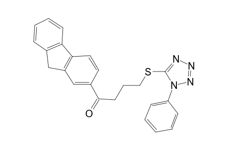 1-(9H-Fluoren-2-yl)-4-[(1-phenyl-1H-tetraazol-5-yl)sulfanyl]-1-butanone