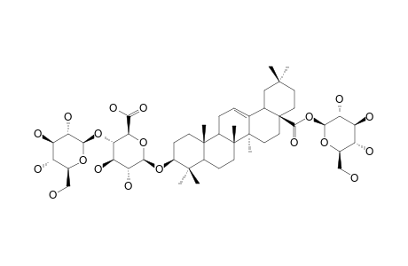 3-O-BETA-[GLUCOPYRANOSYL-(1->4)-GLUCURONOPYRANOSYL]-OLEANOLIC-ACID-28-O-GLUCOPYRANOSYLESTER