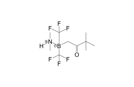 Dimethylamine(N-B) (pivaloylmethyl)bis(trifluoromethyl)borane