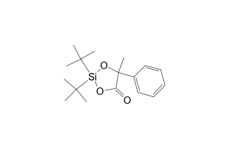 2,2-Ditert-butyl-5-methyl-5-phenyl-1,3,2-dioxasilolan-4-one