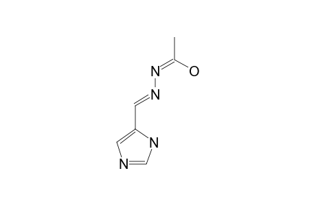 4(5)-IMM;(E)-4(5)-IMIDAZOLE-CARBOXALDEHYDE-ACETYL-HYDRAZONE;ENOL-FORM