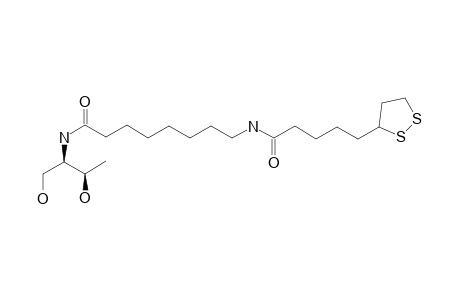 8-[4-(DITHIOLAN-3-YL)-BUTANOYLAMINO]-N-[(1R,2R)-2-HYDROXY-1-(HYDROXYMETHYL)-PROPYL]-OCTAN-AMIDE