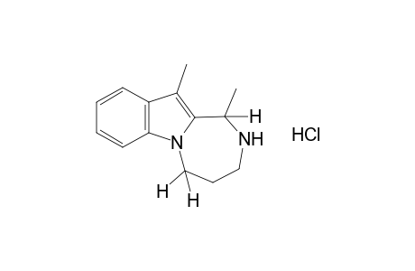 1,11-dimethyl-2,3,4,5-tetrahydro-1H-[1,4]diazepino[1,2-a]indole, monohydrochloride